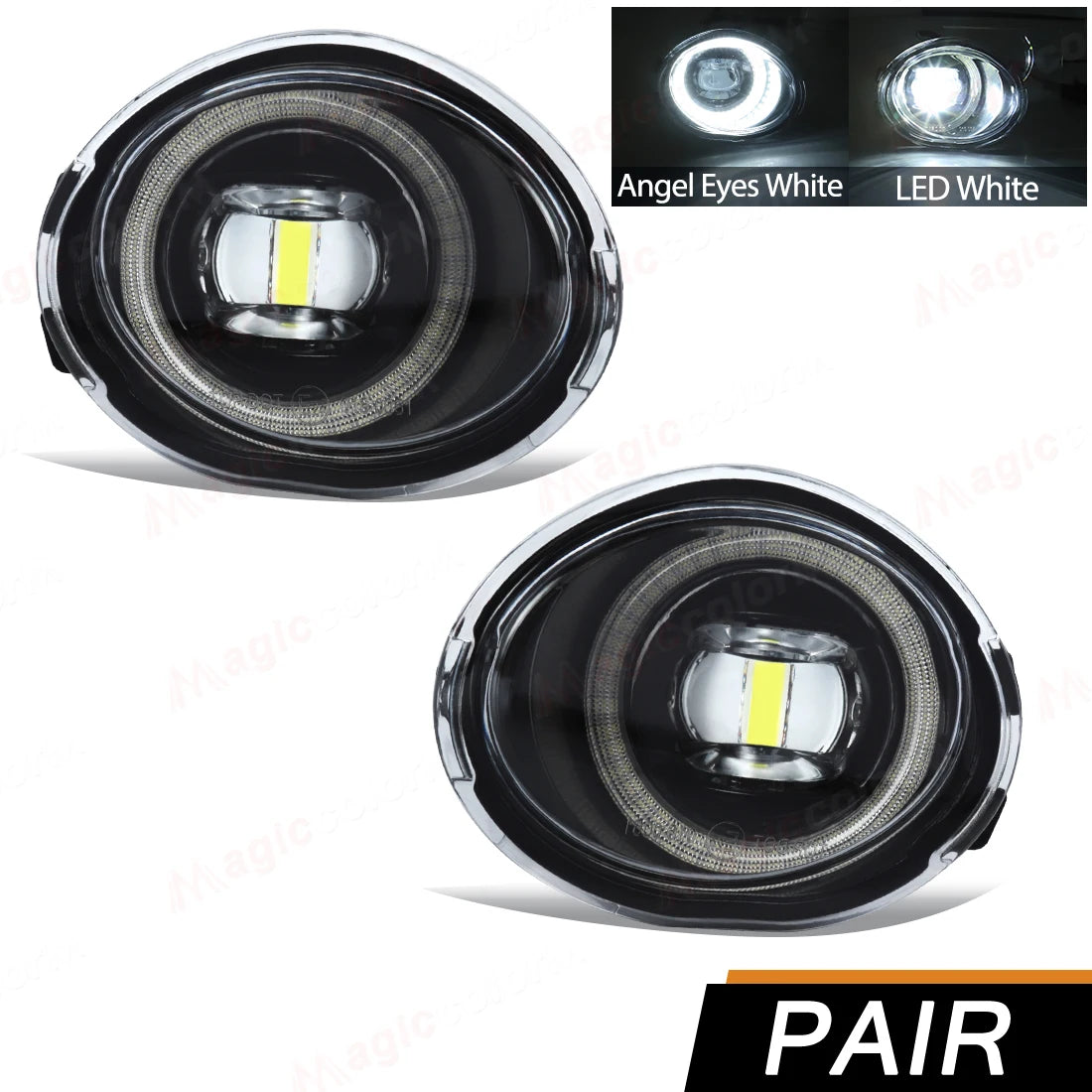 Front Fog Light Driving Lamp for BMW E39 M5 (2001-2003) & E46 M3 (2002-2006) – Halogen, LED & Angel Eyes