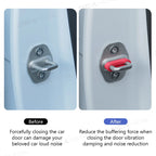 SEAMETAL Car Door Shock Absorber Pads – Silicone Anti-Vibration Soundproof Damper Cushion (4pcs)