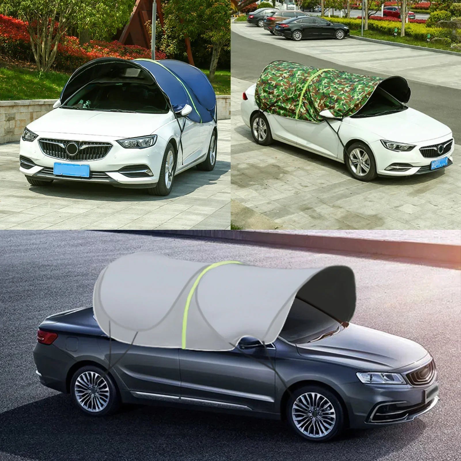 Car Umbrella Sunshade Canopy | Anti-UV Foldable Full-Car Cover – Sun, Snow & Rain Protection