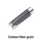SEAMETAL Car Hand Brake Cover – Carbon Fiber & Mahogany ABS Parking Brake Protector (Universal)