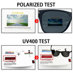 Polarized Night Vision Driving Sunglasses | UV400 PC Frame for Men