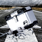 Motorcycle Trunk 45L Aluminum Alloy Pull Rod Luggage Box