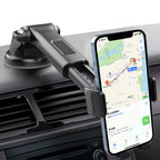 Car Cell Phone Holder Cellphone Mount for Dashboard Windshield Auto Dash Mobile IPhone Support Fit 4.7-7" Smartphone Auto Supply