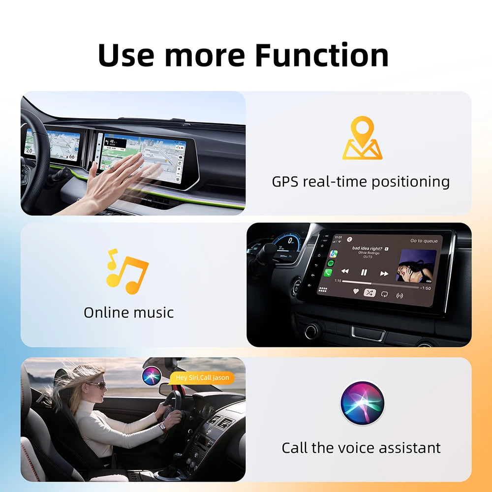 2-in-1 Wireless CarPlay & Android Auto Adapter