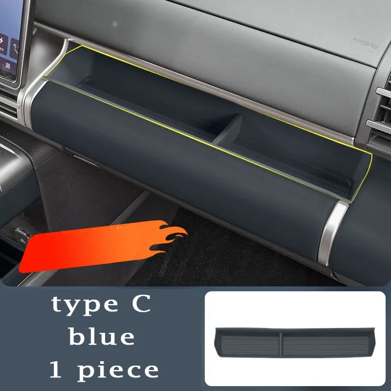 BYD Leopard Ti7 Silicone Dashboard Organizer | Co-Pilot Storage Box & Protective Pad