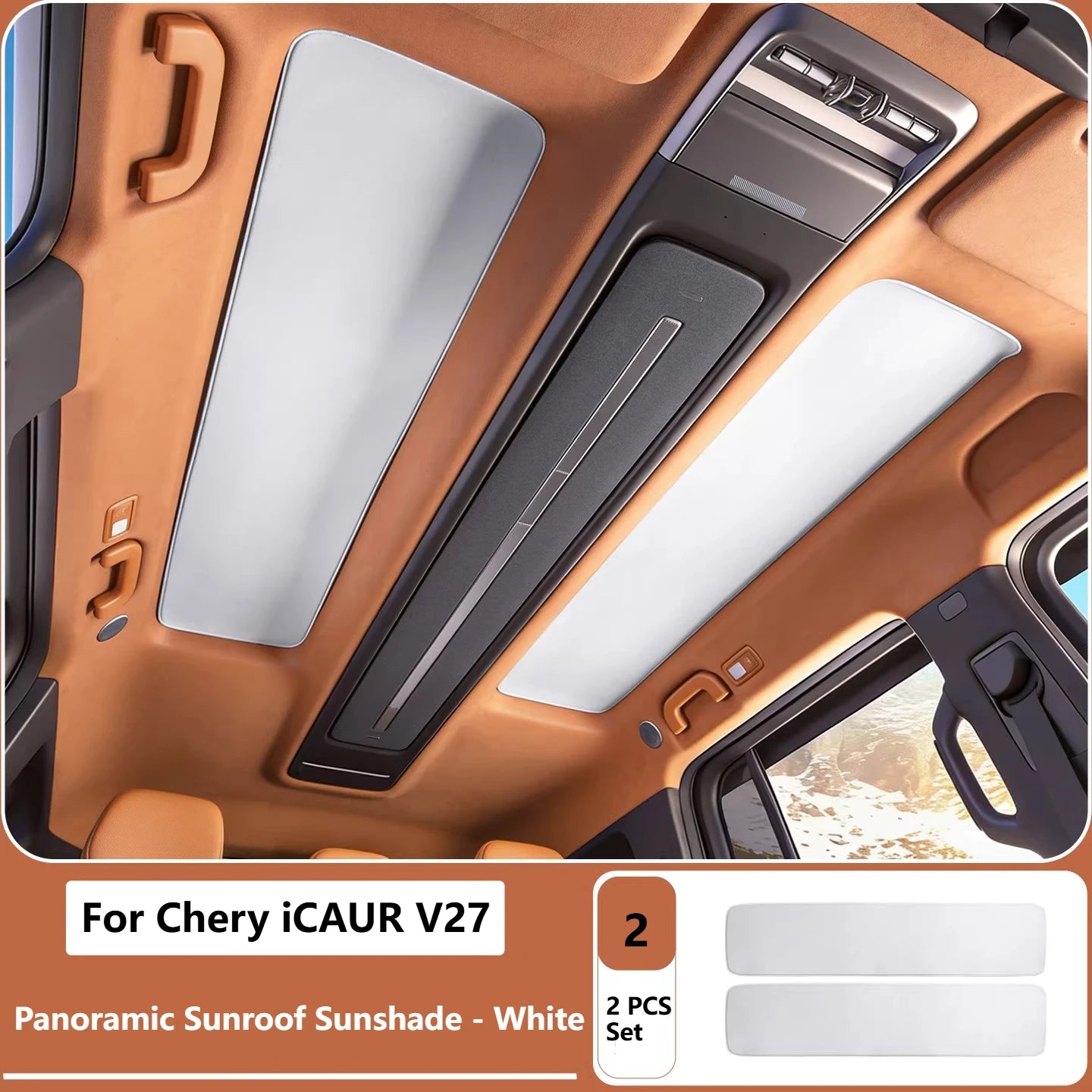 Chery ICAUR V27 2026 Sunroof Sun Shade – Heat Insulation & UV Protection Car Window Visor