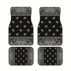 Bohemian Car Floor Mats – 4-Piece Anti-Slip Retro Persian Carpet Set