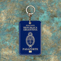 France Travel Passport Yemen Oman Custom Access Card Case Leather Card Holder Keychain Key Ring Transportation Card Case Gifts