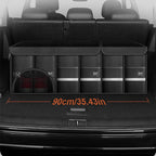 SEAMETAL Foldable Car Trunk Storage Box – Waterproof Oxford Organizer for Camping & Fishing (36L / 72L / 110L)
