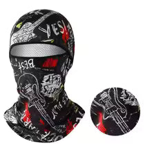 Summer Balaclava Ice Silk Full Face Cap – UV Protection Cycling & Motorcycle Headwear