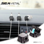 SEAMETAL Magnetic Cable Holder Clips – Self-Adhesive Cord Organizer for Car, Home & Office (10pcs)