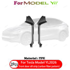 For Tesla Model YL 2026 TPE Front Rear Door Sill Protector Threshold Strip Waterproof Anti-kick Guard Panel Interior Accessories