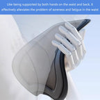 Car Cooling Lumbar Support Cushion | USB Fan Ice Silk Waist Pillow for Drivers