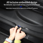 For Tesla Model YL 2026 TPE Front Rear Door Sill Protector Threshold Strip Waterproof Anti-kick Guard Panel Interior Accessories