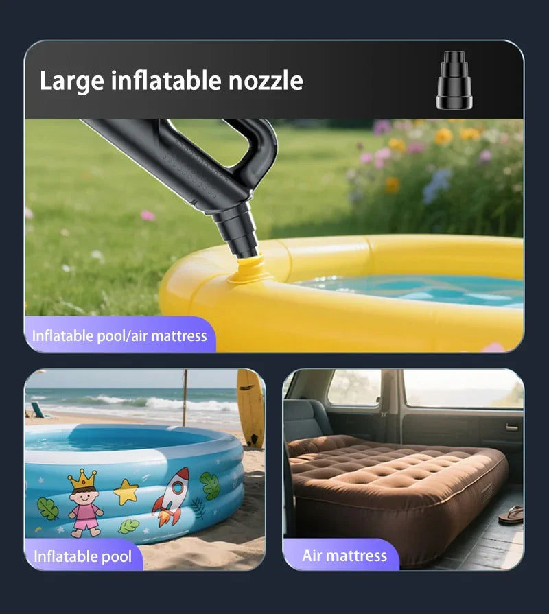 Car Vacuum Cleaner Wireless (Handheld) – Suction & Blowing, High Power