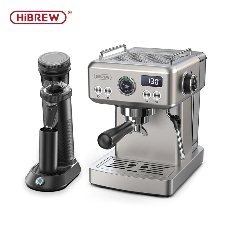 HiBREW G5 Electric Coffee Grinder | 48mm Conical Burr, Compact & Portable for Espresso & Turkish Coffee