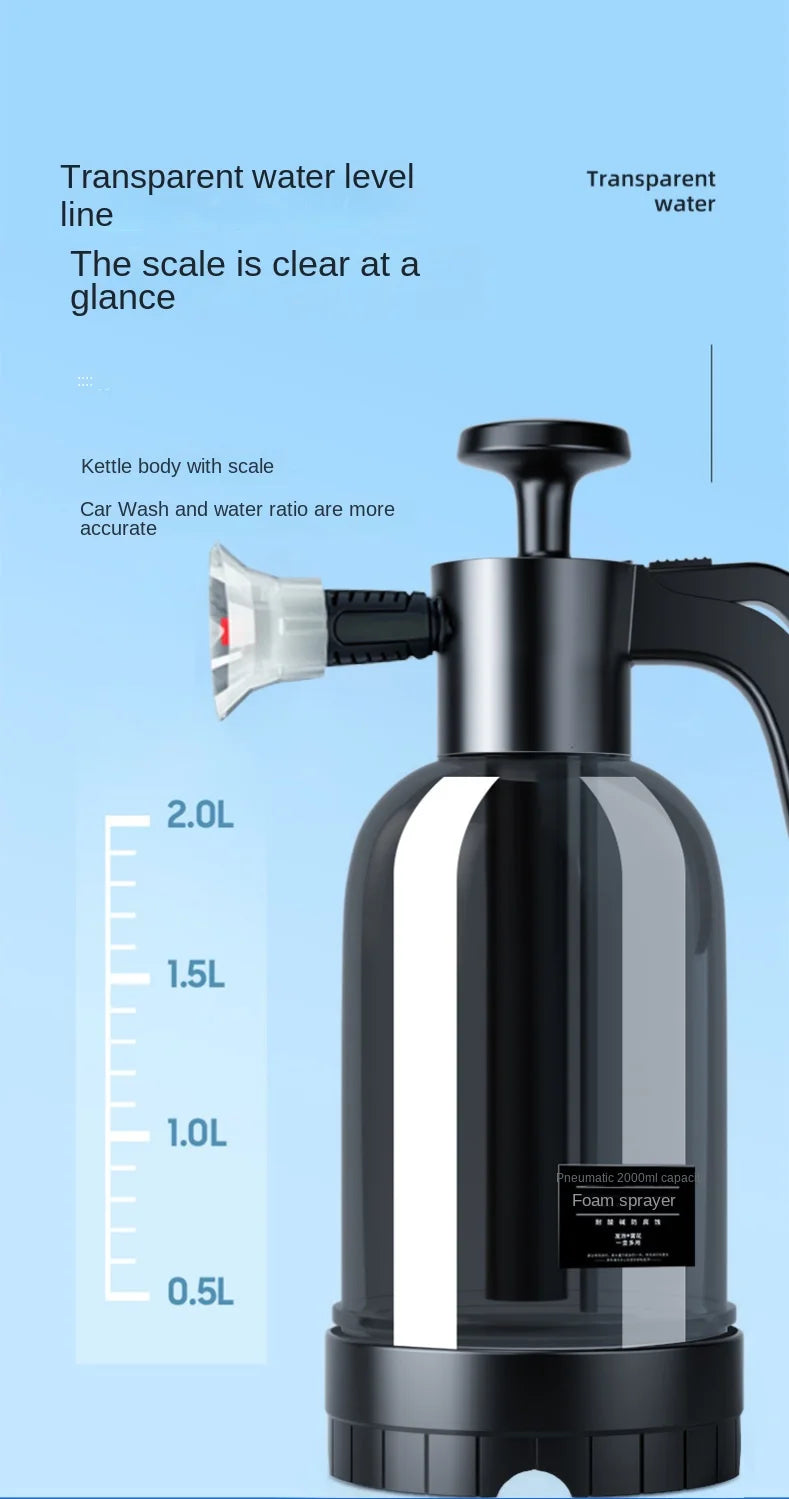 2L Hand Pump Foam Sprayer – Snow Foam Car Wash Cannon