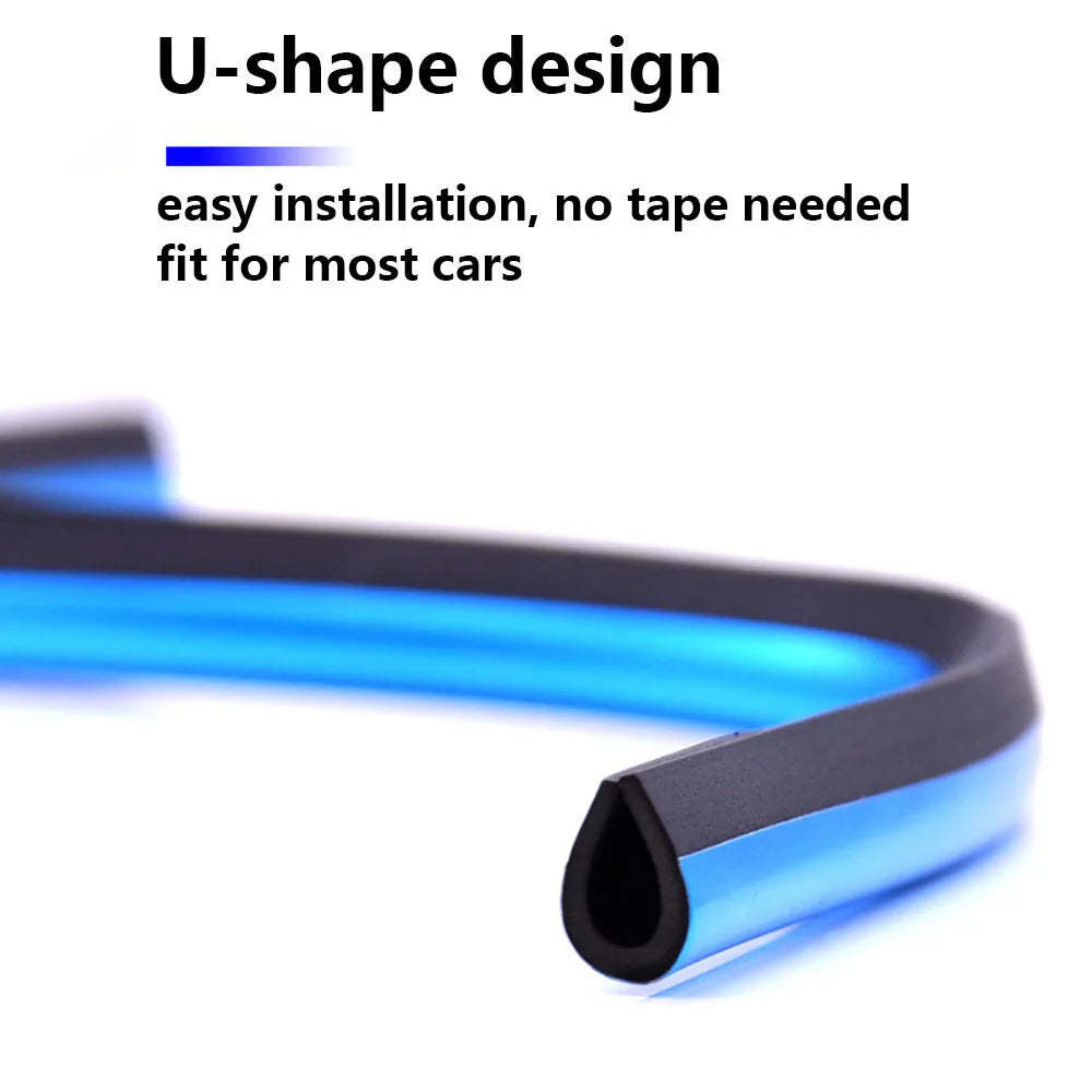 Car Air Vent Trim Strip – U-Shape Moulding & Door Edge Protector (10Pcs, 20cm)