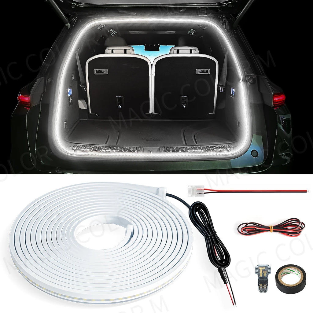 5M Car Trunk LED Light Strip – IP67 Waterproof Flexible Ambient Atmosphere Lamp 12V (Universal Fit)