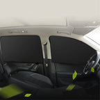 SEAMETAL Magnetic Car Side Window Sun Shade Curtain – UV Reflective Privacy Cover (2pcs)