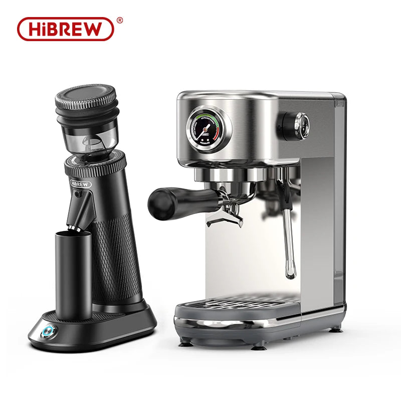 HiBREW G5 Electric Coffee Grinder | 48mm Conical Burr, Compact & Portable for Espresso & Turkish Coffee