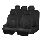 Universal Car Seat Covers Full Set – 9-Piece Breathable Polyester for 5-Seater Cars (Front & Rear)