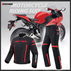 Waterproof Motorcycle Jacket & Pants Set with Protective Gear