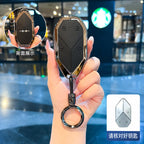 Car Smart Remote Zinc Alloy Key Case Cover Holder Chain For BYD DM-I Formula Equation Leopard 5 Key Decorations Accessories