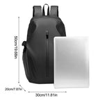 40L Motorcycle Helmet Backpack – Waterproof Riding Bag with Reflective Strip & Laptop Compartment