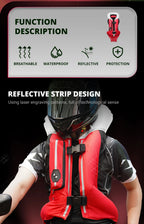 Motorcycle Airbag Vest – CE Certified Body Armor with Rapid Inflation System