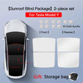2pcs Sun Shades Roof for Tesla New Model 3 Y Juniper Launch Refresh Highland Sunshade UV Protect Skylight Film 2025 Accessories