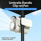 Car Clip on Air Conditioner 199 Speeds Adjustable 360° Rotation Semiconductor Cooling Fan Wide Clamp