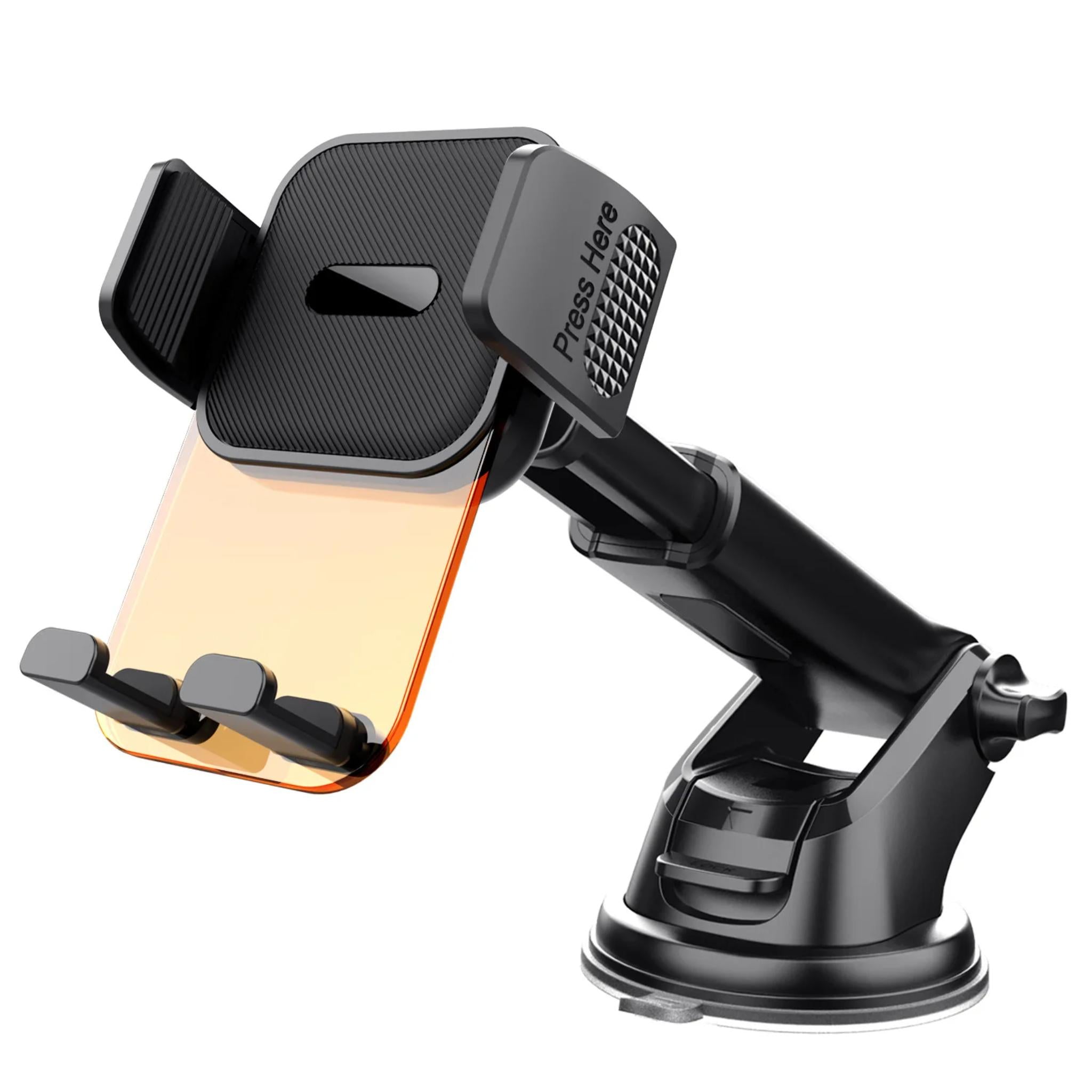 Car Cell Phone Holder Cellphone Mount for Dashboard Windshield Auto Dash Mobile IPhone Support Fit 4.7-7" Smartphone Auto Supply