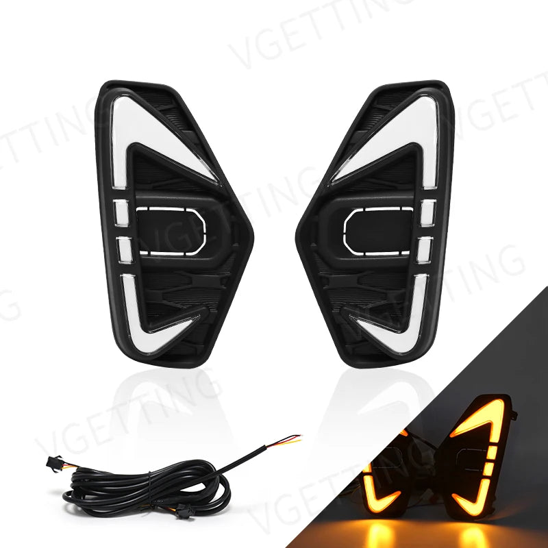 LED DRL Daytime Running Light with Turn Signal – Nissan Navara NP300 Frontier 2020-2021 (Pair)