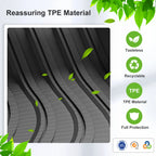 3D TPE Car Floor Mats for Subaru Solterra & Toyota BZ4X 2023–2025 (LHD) – Waterproof Cargo Liner Set
