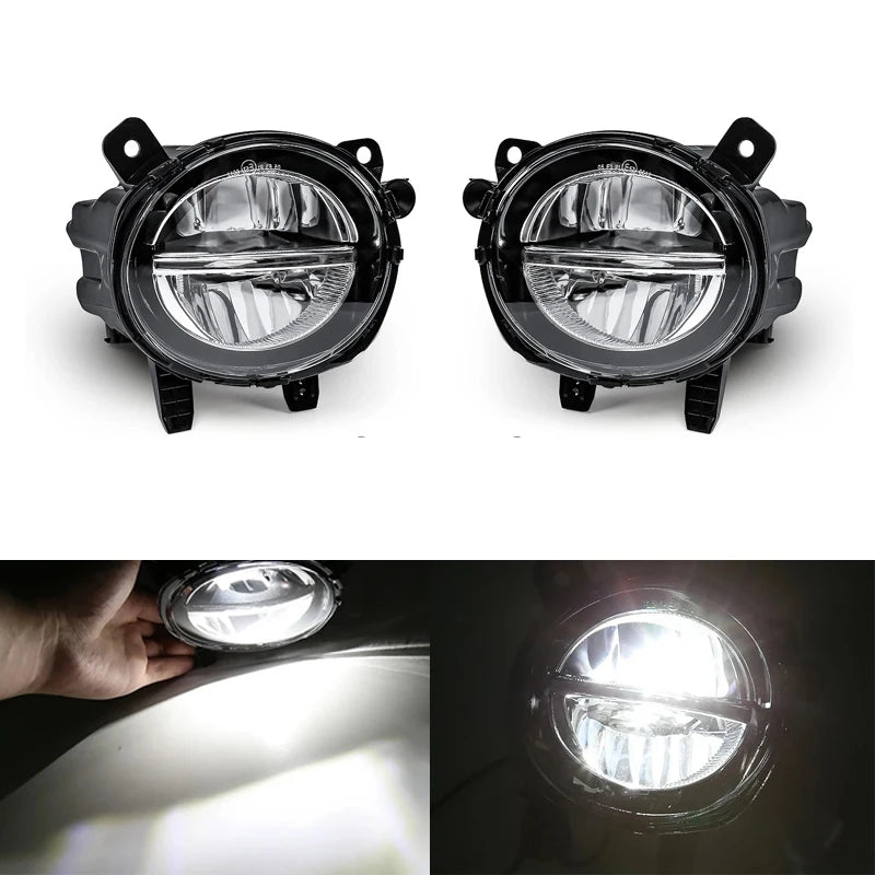 LED Fog Lamp DRL for BMW F20 F21 F22 F23 F30 F31 F32 F34 F35 – Front Bumper Driving Light 12V (OE: 63177315559 / 63177315560)