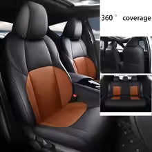 Luxury 360° Custom-Fit Car Seat Covers for Toyota Corolla, Raize, RAV4, C-HR, Camry, Wish, Hilux & Prius – Anti-Slip Full Wrap