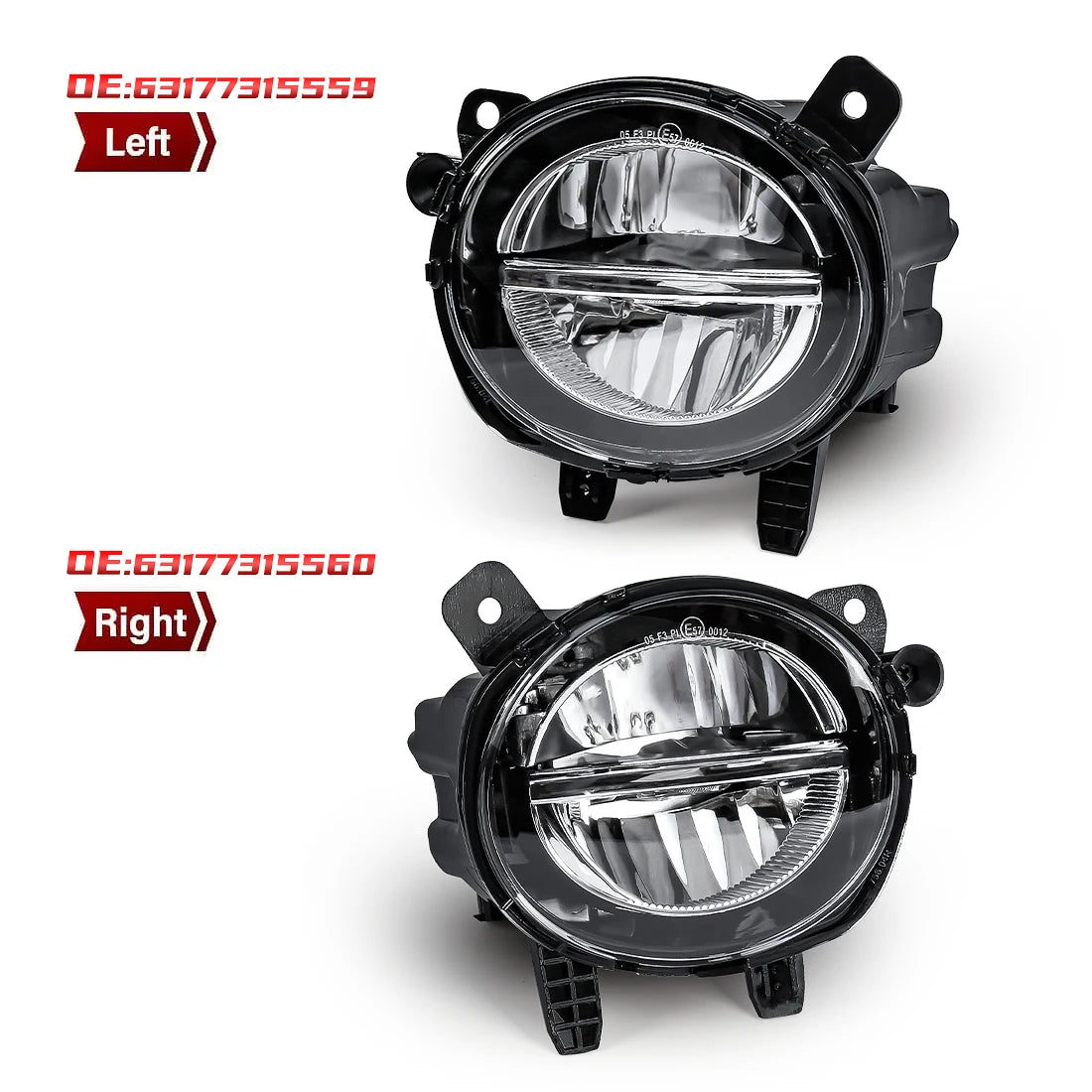LED Fog Lamp DRL for BMW F20 F21 F22 F23 F30 F31 F32 F34 F35 – Front Bumper Driving Light 12V (OE: 63177315559 / 63177315560)