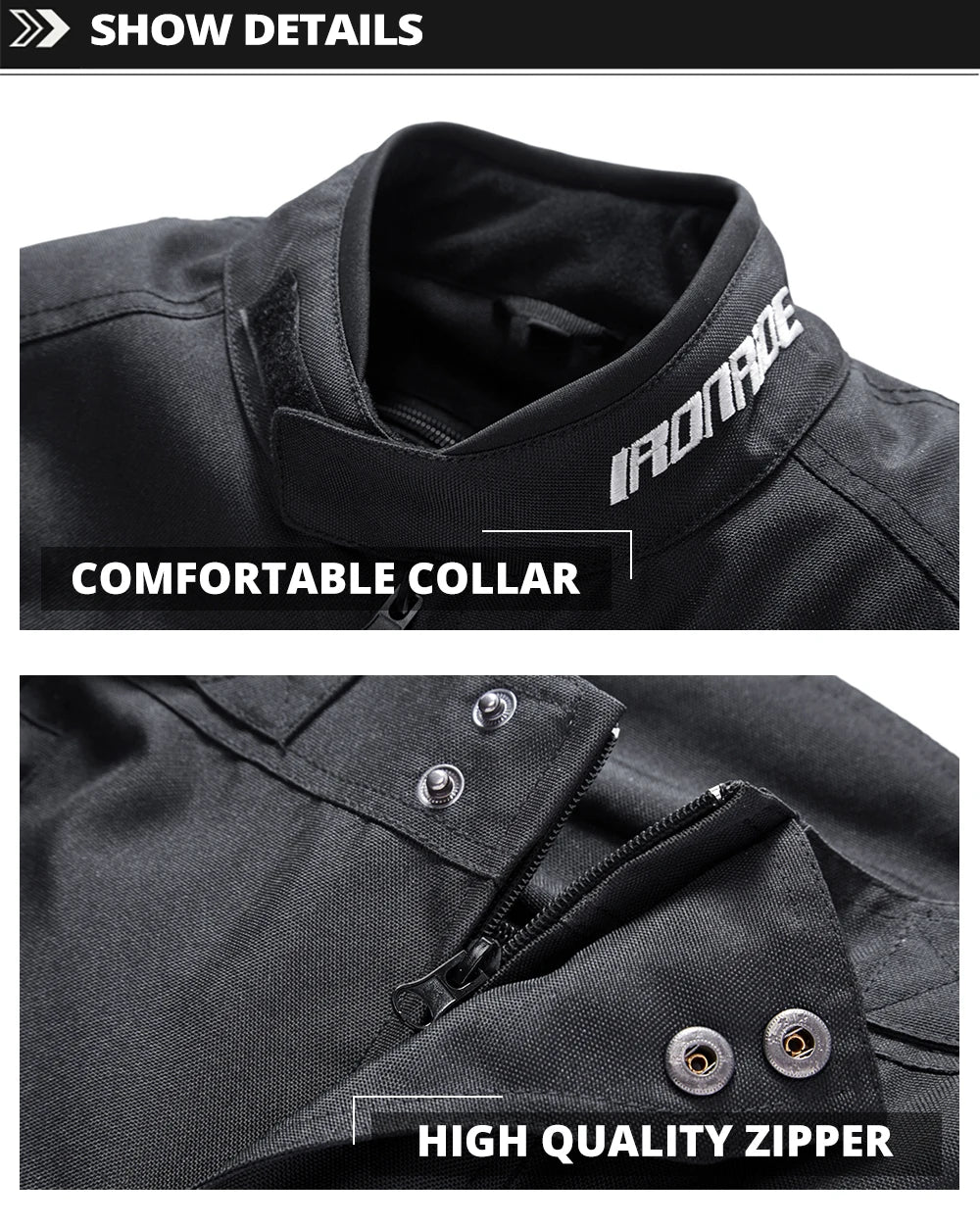 Waterproof Motorcycle Jacket & Pants Set with Protective Gear