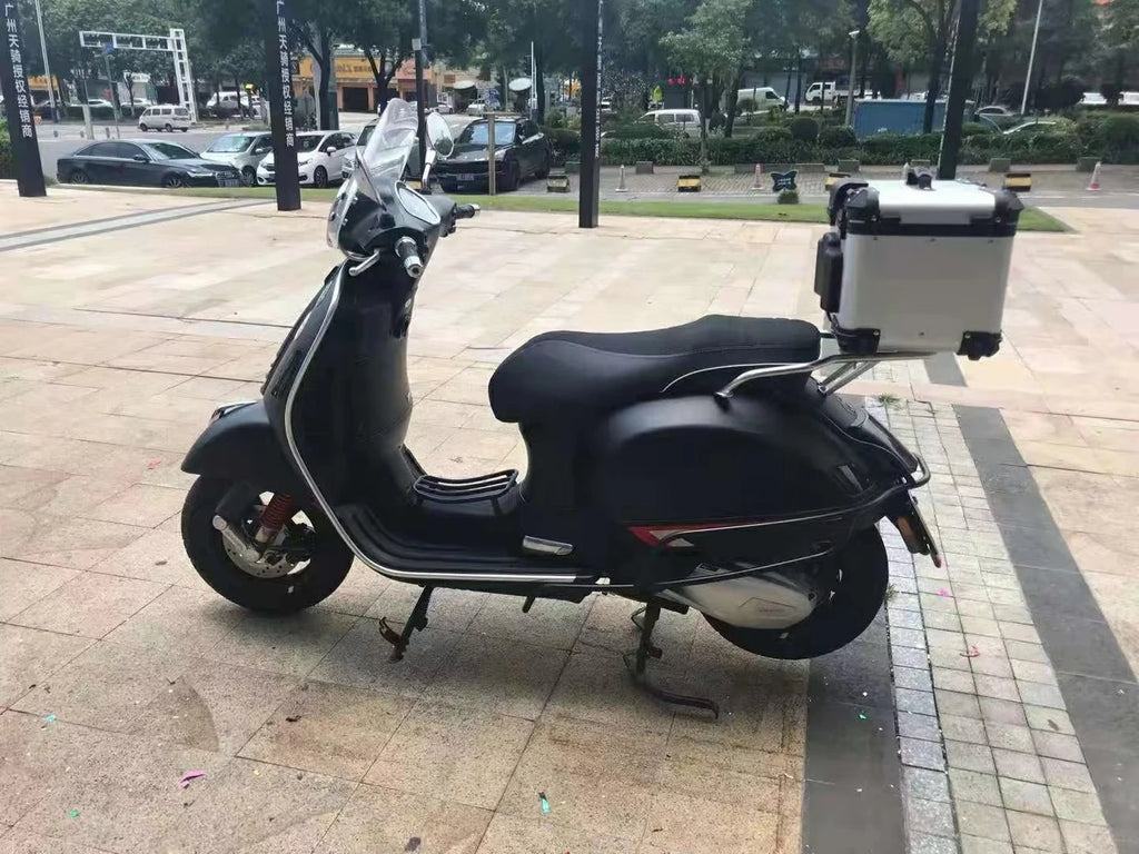 Motorcycle Trunk 45L Aluminum Alloy Pull Rod Luggage Box