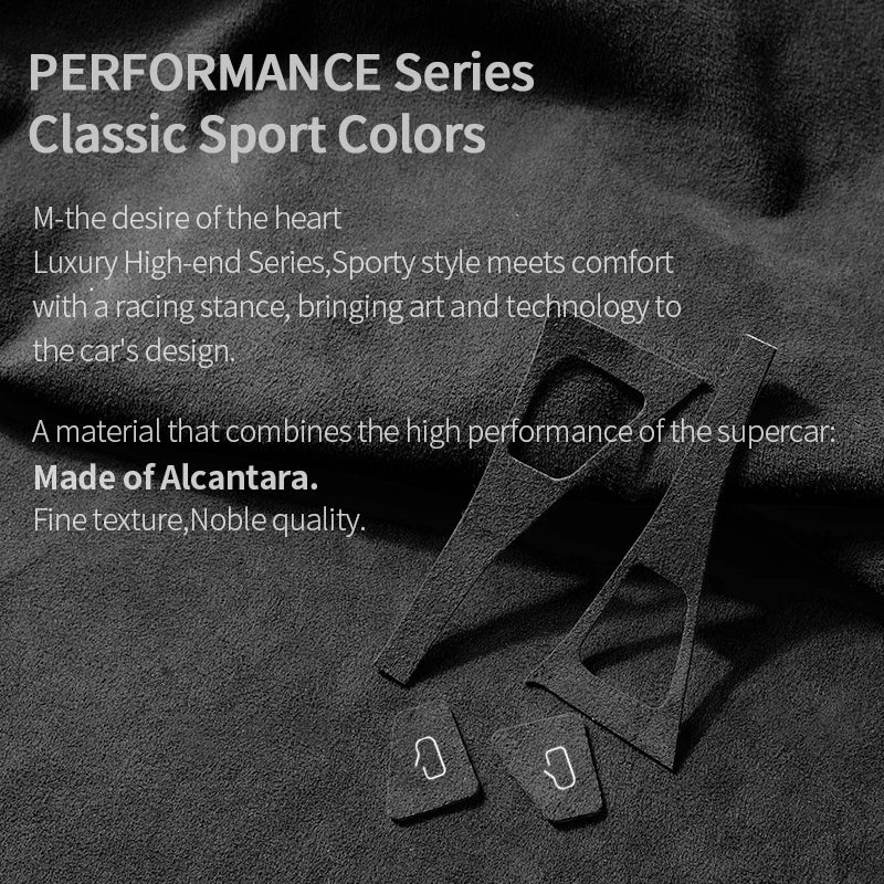 Tesla Model 3 & Model Y Door Switch Button Trim Sticker – Suede Anti-Scratch Interior Cover (2019-2022)