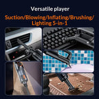 Car Vacuum Cleaner Wireless (Handheld) – Suction & Blowing, High Power