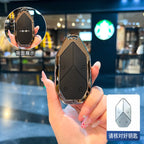 Car Smart Remote Zinc Alloy Key Case Cover Holder Chain For BYD DM-I Formula Equation Leopard 5 Key Decorations Accessories
