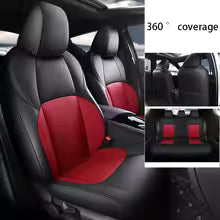 Luxury 360° Custom-Fit Car Seat Covers for Toyota Corolla, Raize, RAV4, C-HR, Camry, Wish, Hilux & Prius – Anti-Slip Full Wrap