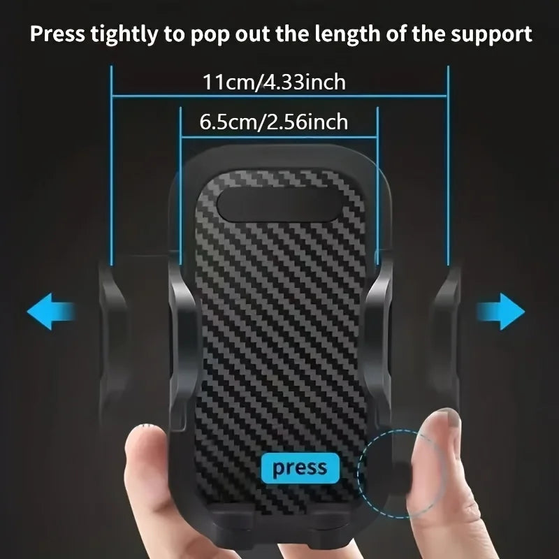 Universal Suction Cup Car Phone Holder | Dashboard & Windshield Mount for All Smartphones