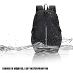 40L Motorcycle Helmet Backpack – Waterproof Riding Bag with Reflective Strip & Laptop Compartment