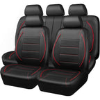 Universal PVC Leather Car Seat Covers – 9-Piece Full Set for 5-Seater Cars (Front & Rear)