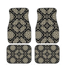 Bohemian Car Floor Mats – 4-Piece Anti-Slip Retro Persian Carpet Set