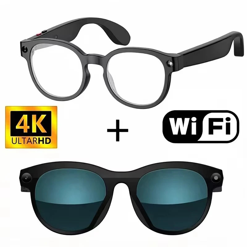 Xiaomi Smart AI Glasses 8MP HD 4K Shooting Camera Photo Video Voice Call Translation Waterproof Bluetooth AI Motorcycle Glasses