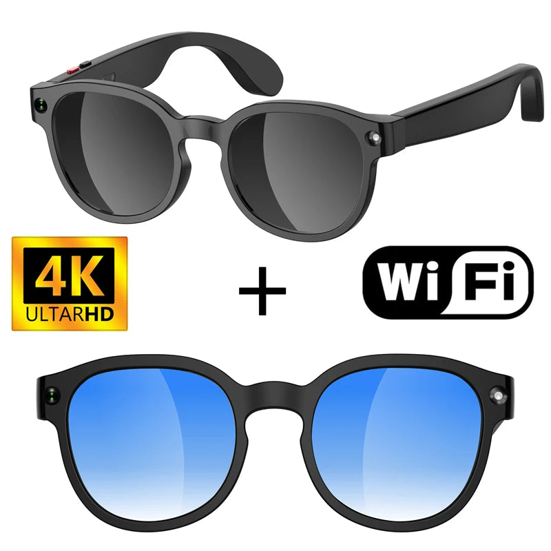 Xiaomi Smart AI Glasses 8MP HD 4K Shooting Camera Photo Video Voice Call Translation Waterproof Bluetooth AI Motorcycle Glasses